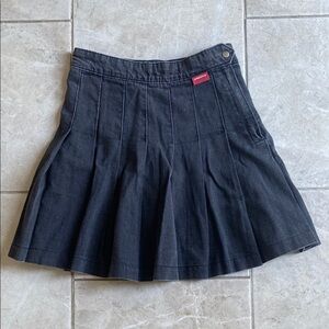 Angelic Denim Divided H&M Denim Pleated Skirt
